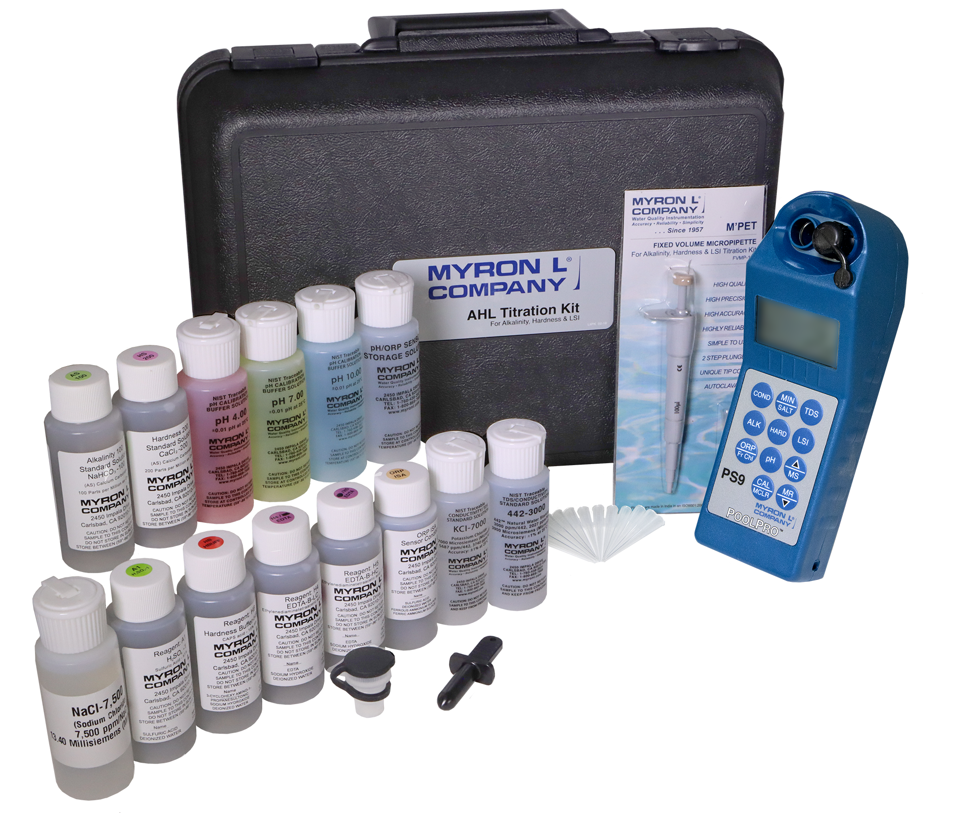 Myron L® Company AL Titration Kit ULTRAMETER III™ 9P